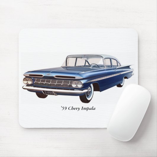 '59 Chevy Impala Mousepad (Mit Mouse)