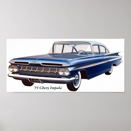 '59 Chevy Impala Poster (Vorne)