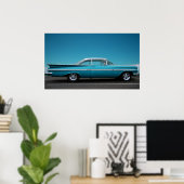 '59 Chevy in Blue Poster (Heimbüro)
