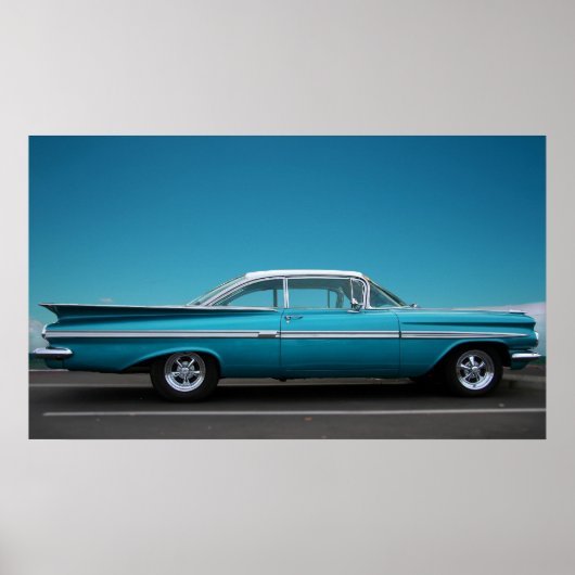'59 Chevy in Blue Poster (Vorne)