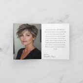 59 & Fabulous Orchid Photo Birthday Greeting Card Karte (Innenseite)