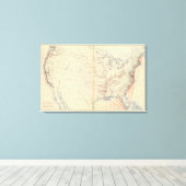 59 Flüsse, Routen 1890 Leinwanddruck (Insitu (Holzboden))