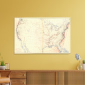 59 Flüsse, Routen 1890 Leinwanddruck (Insitu (Wohnzimmer))