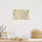 59 Flüsse, Routen 1890 Poster (Küche)