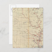 59 Flüsse, Routen 1890 Postkarte (Vorne/Hinten)