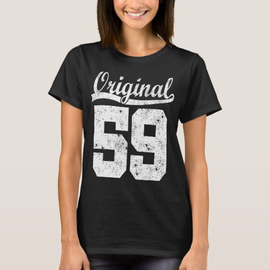 59 geborene Schenkung T-Shirt (Vorderseite)