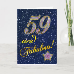 59. Geburtstag für jemand fabelhaft Karte