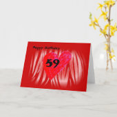 59. Geburtstag Karte (Gelbe Blume)