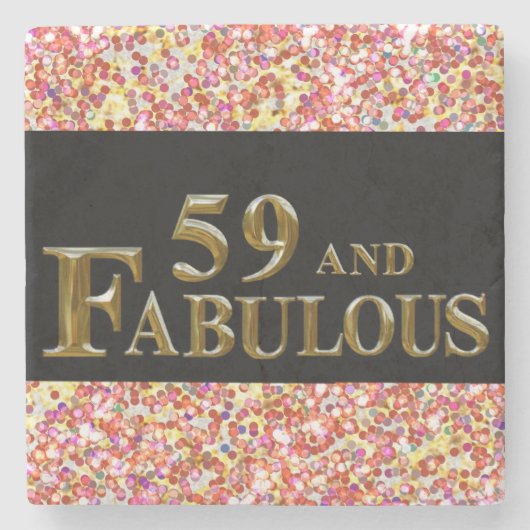 59. Geburtstag Steinuntersetzer (Vorderseite)