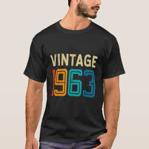 59. Geburtstag Vintag 1963 59 Jahre alte Männer Fr T-Shirt