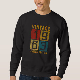 59. Geburtstag Vintag 1963 Geboren 1963 59 Jahre a Sweatshirt