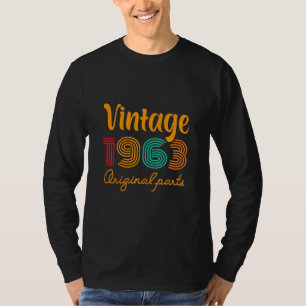 59. Geburtstag Vintag 1963 Geburtstag 1963 Orig T-Shirt
