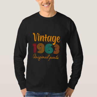 59. Geburtstag Vintag 1963 Geburtstag 1963 Orig T-Shirt