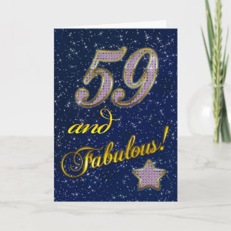 59. Geburtstags-Party Einladung