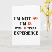 59. Geburtstagsentwürfe Karte (Gelbe Blume)