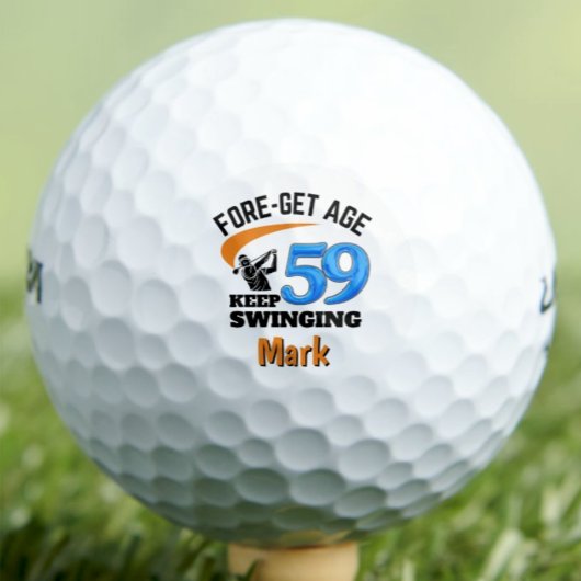 59. Geburtstagsgeschenk Klassisches Erinnerungsstü Golfball