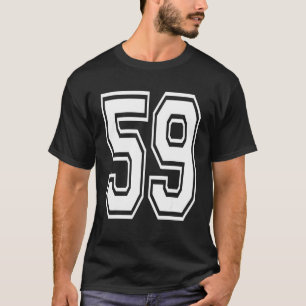 59 Geburtstagsnummer der Uni T-Shirt