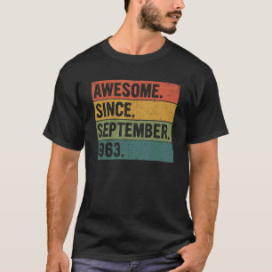 59 Jahre alt Phantastisch seit September 1963 59. T-Shirt