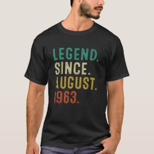 59 Jahre alte Legende seit August 1963 59. Geburts T-Shirt