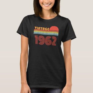 59-jähriger Geburtstag Vintager Retro-Sonnenunterg T-Shirt