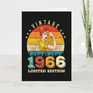 59-jähriger Tag 1966 Vintag 59. Geburtstagsfrauen Karte