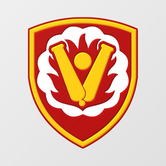 59. Ordnance 164. MP-Patch Fensteraufkleber (Blatt)