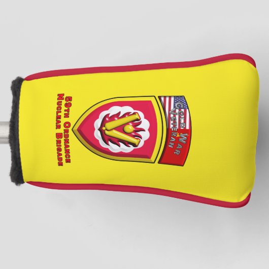 59. Ordnance Brigade "Kalter Krieg Nuklear Deterre Golf Headcover (Vorderseite)