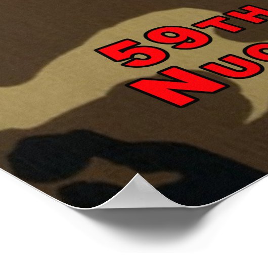 59. Ordnance Brigade "Kalter Krieg Nuklear Deterre Poster (Ecke)