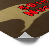 59. Ordnance Brigade "Kalter Krieg Nuklear Deterre Poster (Ecke)