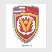 59. Ordnance Brigade Kalter Krieg Veteran Aufkleber (Blatt)