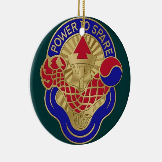 59. Ordnance Brigade Keramik Ornament (Rechts)