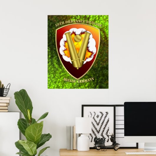 59. Ordnance Brigade Patch Poster (Heimbüro)