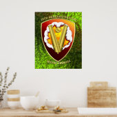 59. Ordnance Brigade Patch Poster (Küche)