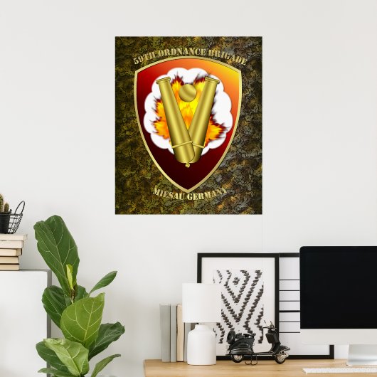 59. Ordnance Brigade Patch Poster (Heimbüro)