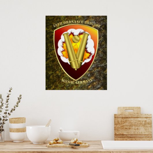 59. Ordnance Brigade Patch Poster (Küche)