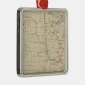 59 schiffbare Flüsse, Wege 1890 Ornament Aus Metall (Rechts)