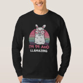 59 Year Old Bday Llamazing 59th Birthday Llama T-Shirt (Vorderseite)