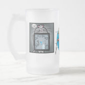 ' 59er zurückgezogen? Nicht ich Mattglas Bierglas (Links)