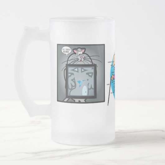 ' 59er zurückgezogen? Nicht ich Mattglas Bierglas (Links)