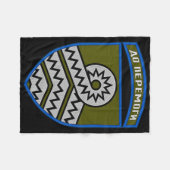 59th Ault Brigade (ukraine) V2 Ukrainian Military Fleecedecke (Vorderseite (Horizontal))