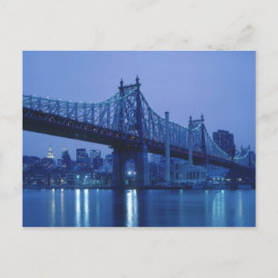 59th Street Bridge, New York, USA Postkarte