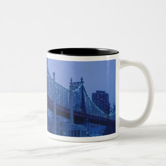 59th Street Bridge, New York, USA Zweifarbige Tasse (Rechts)