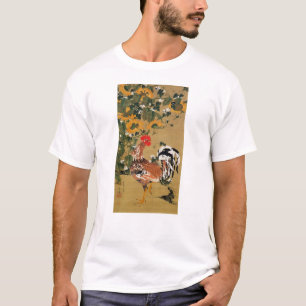 5. 向 日 葵 雄 図, 若 Sonnenblumen und Rooster, Jakuchū T-Shirt