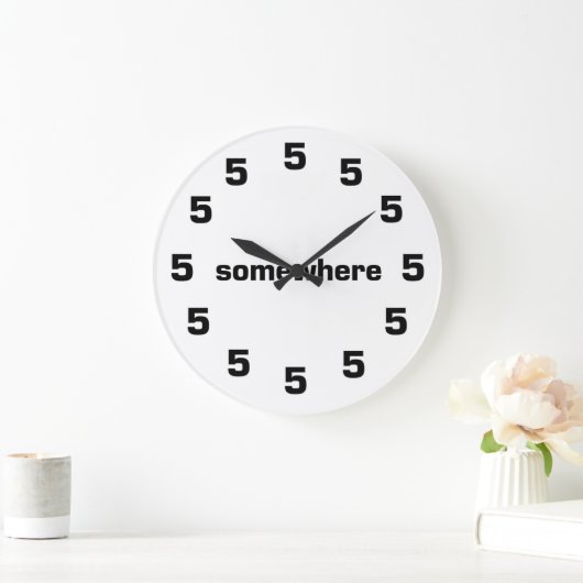 5:00 Irgendwo Große Wanduhr (Zuhause)