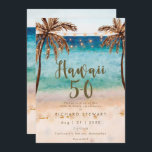 5 0 50. Geburtstagsparty am tropischen Strand hawa Einladung<br><div class="desc">Ein schöner tropischer Strand zum Thema 50. Geburtstag Einladung mit Palmen und Lichtern an der Strandpromenade und passender Rückseite. Einfach die verfügbaren Textfelder bearbeiten oder löschen, um die Informationen mit Ihren eigenen Daten für eine berufliche und benutzerdefinierte Oberfläche zu personalisieren. Matching-Elemente sind in dieser Boho-Sammlung verfügbar. Besuchen Sie bitte meinen...</div>