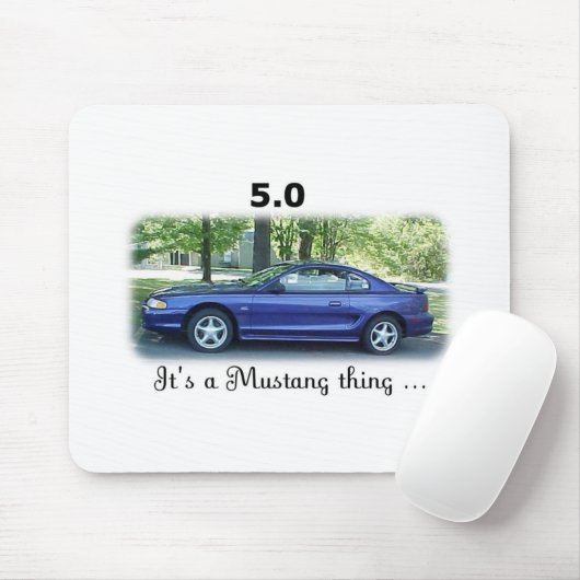 5,0 Mustang Mousepad (Mit Mouse)
