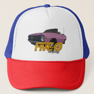 5-0 Rosa Truckerkappe