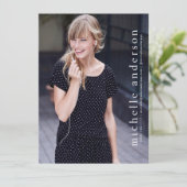 5.12x18.5" Modern 5-Foto-Modell-Comp-Karte Ankündigung (Stehend Vorderseite)