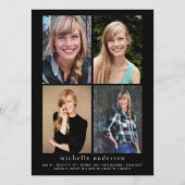 5.12x18.5" Modern 5-Foto-Modell-Comp-Karte Ankündigung (Rückseite)