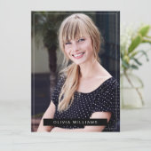 5.12x18.5" Modern 6-Foto-Actor-Modell Comp-Karte Ankündigung (Stehend Vorderseite)